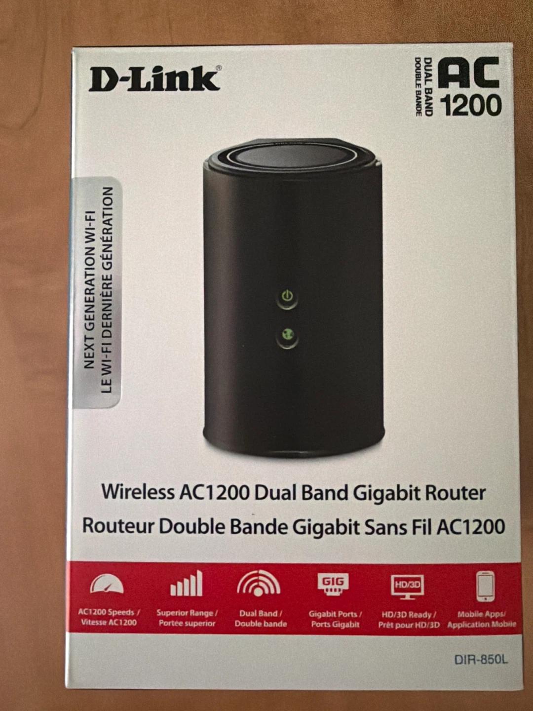 D-Link AC1200 Dual Band Gigabit Router
