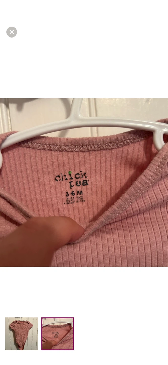 Chick Pea Baby Bodysuit - Pink - 36 Months - photo 2