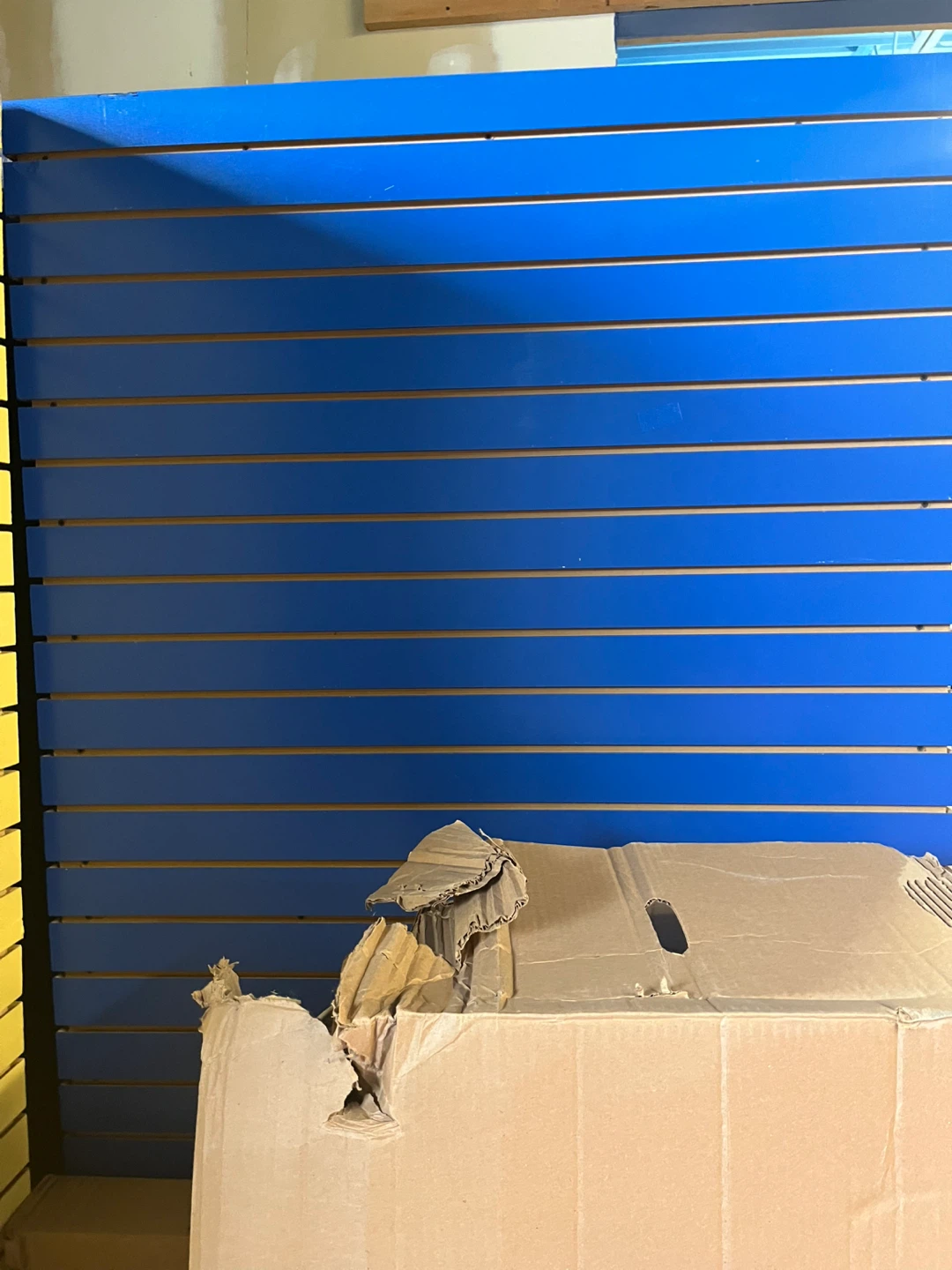 Slatwall Panels - Yellow and Blue - photo 2