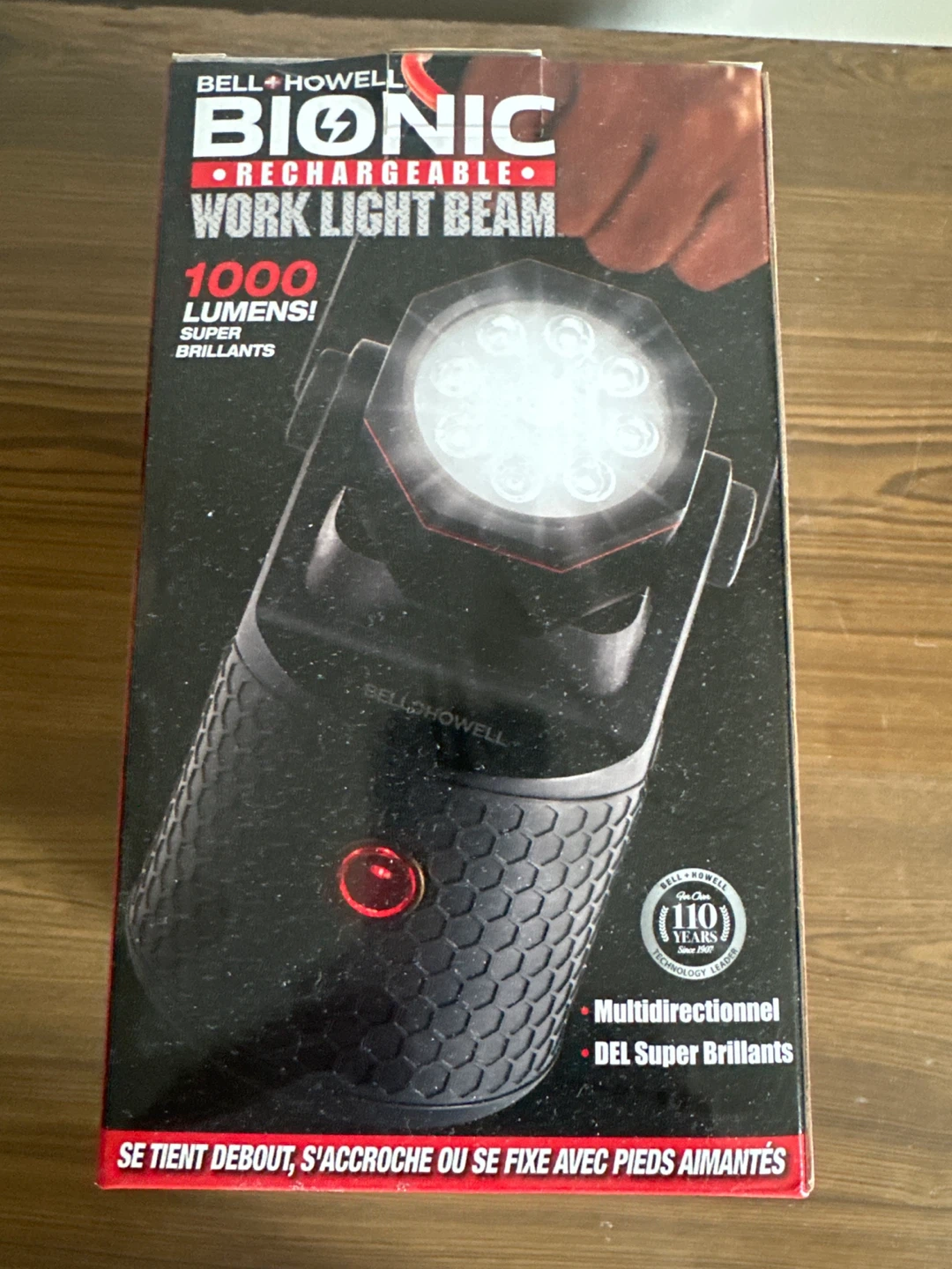 🥕Bell + Howell BIONIC Rechargeable Work Light Beam