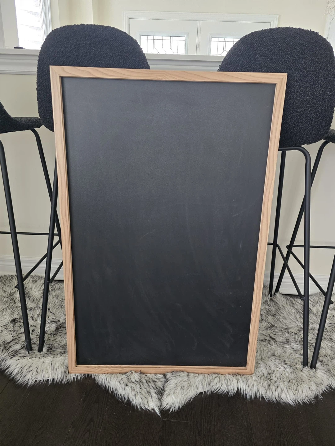 Chalkboard with Wooden Frame