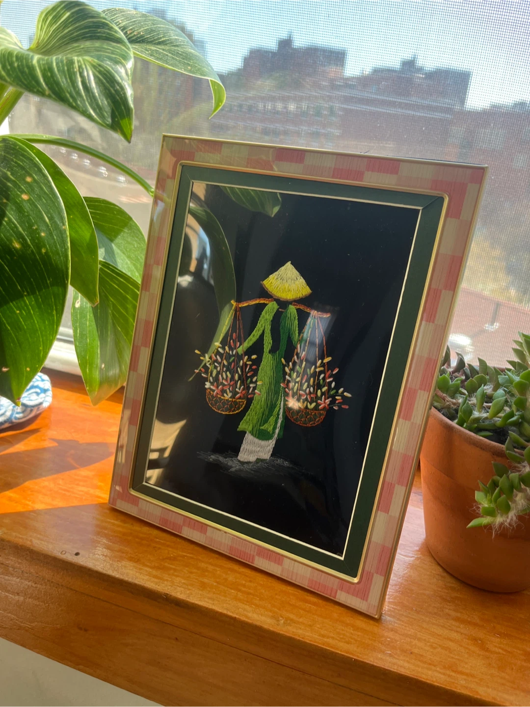 Framed Embroidery - photo 3