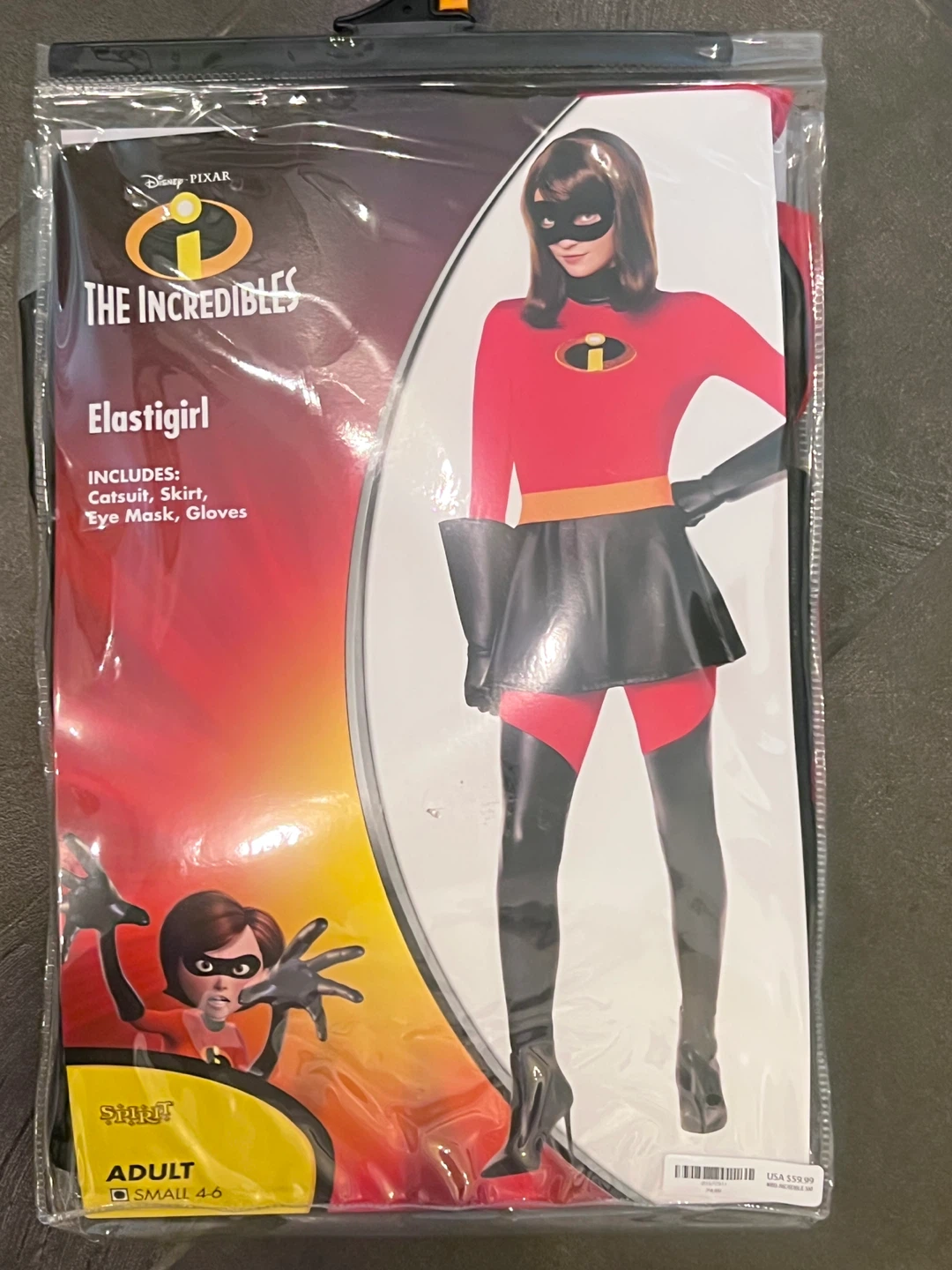 The Incredibles Elastigirl Adult Costume Small 4-6
