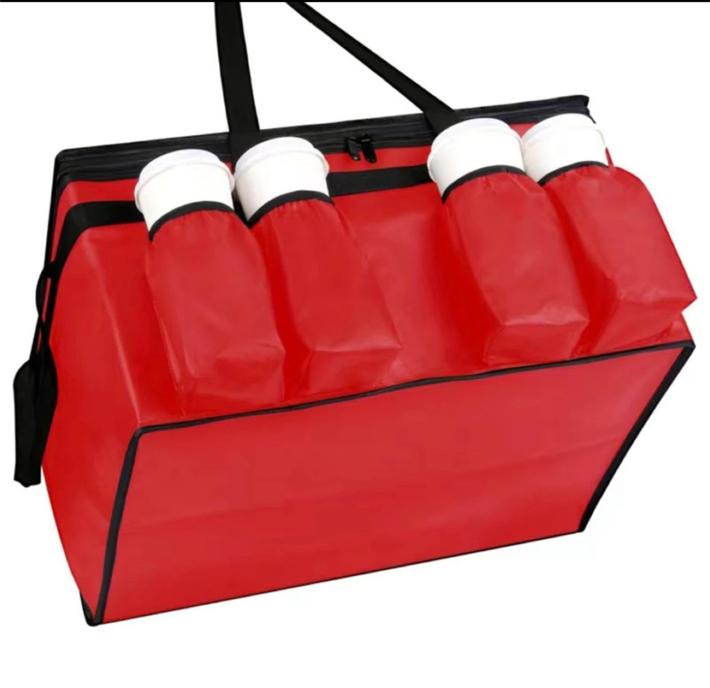 Insulated Food Delivery Bag XXXL with Cup Holer - photo 4