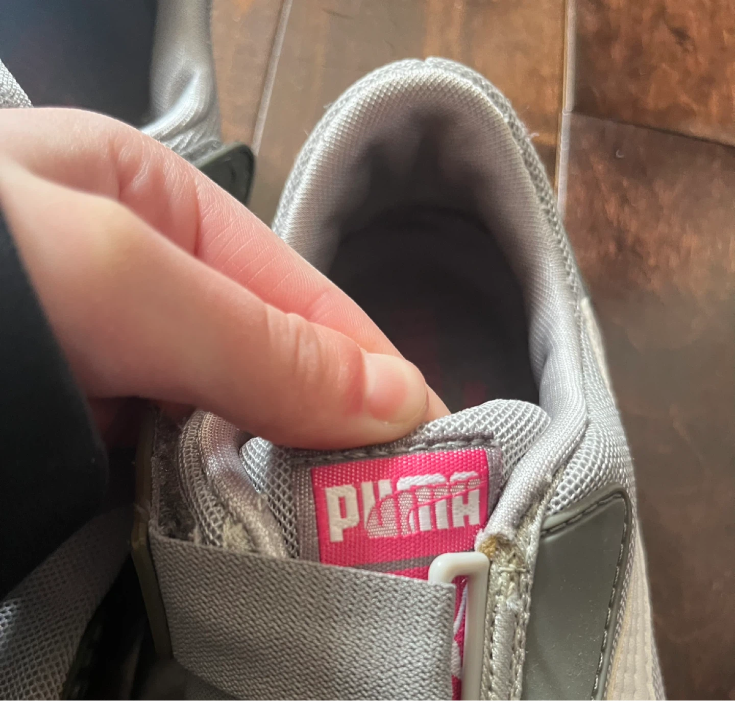 Puma Grey Slip-On Shoes - Size 6 Youth - photo 4