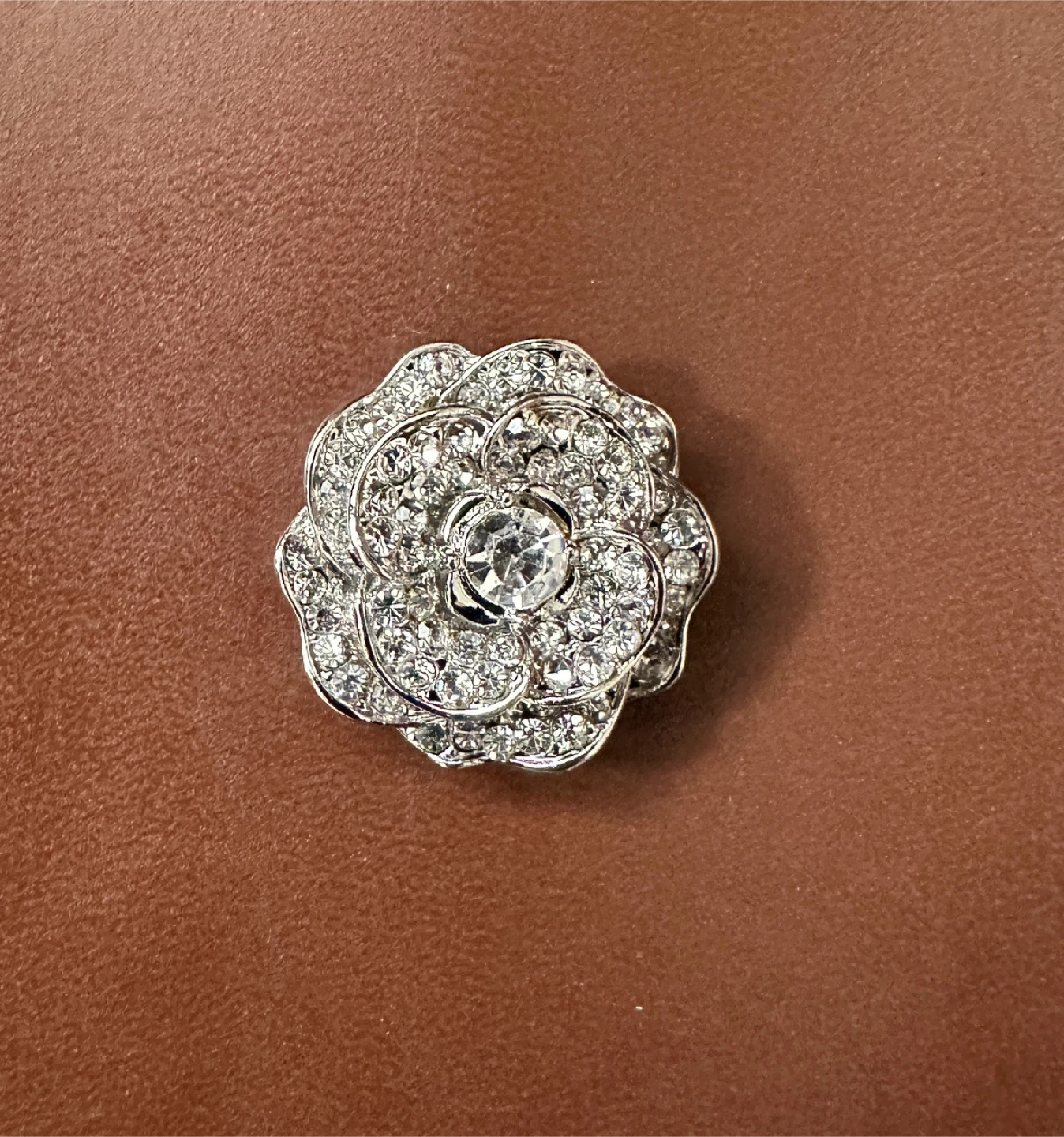 Sparkly Flower Brooch Pin - New -$5 - East York