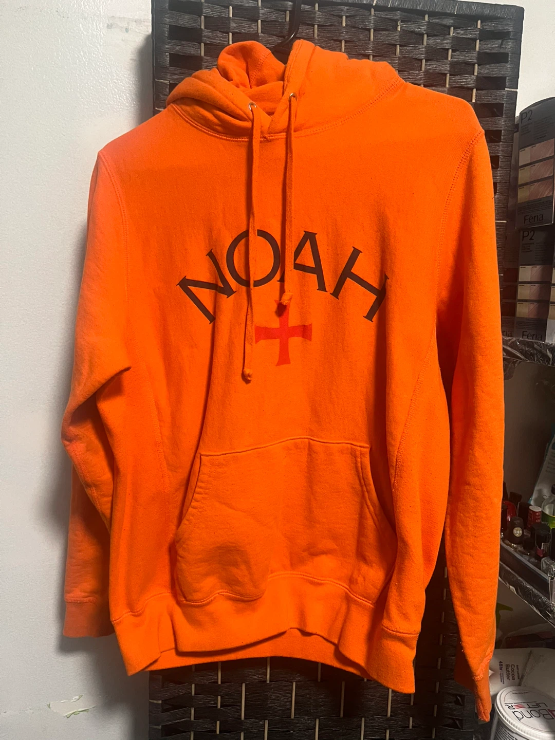 NOAH Orange Hoodie