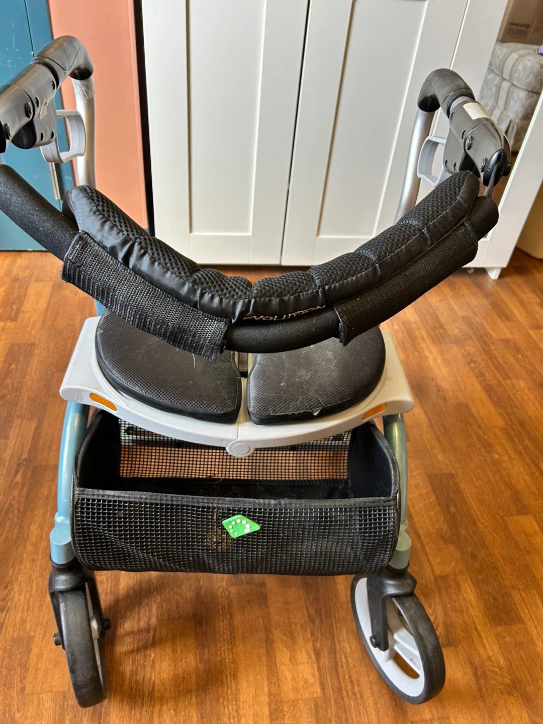 Mobility Walker with Seat and Basket - photo 2