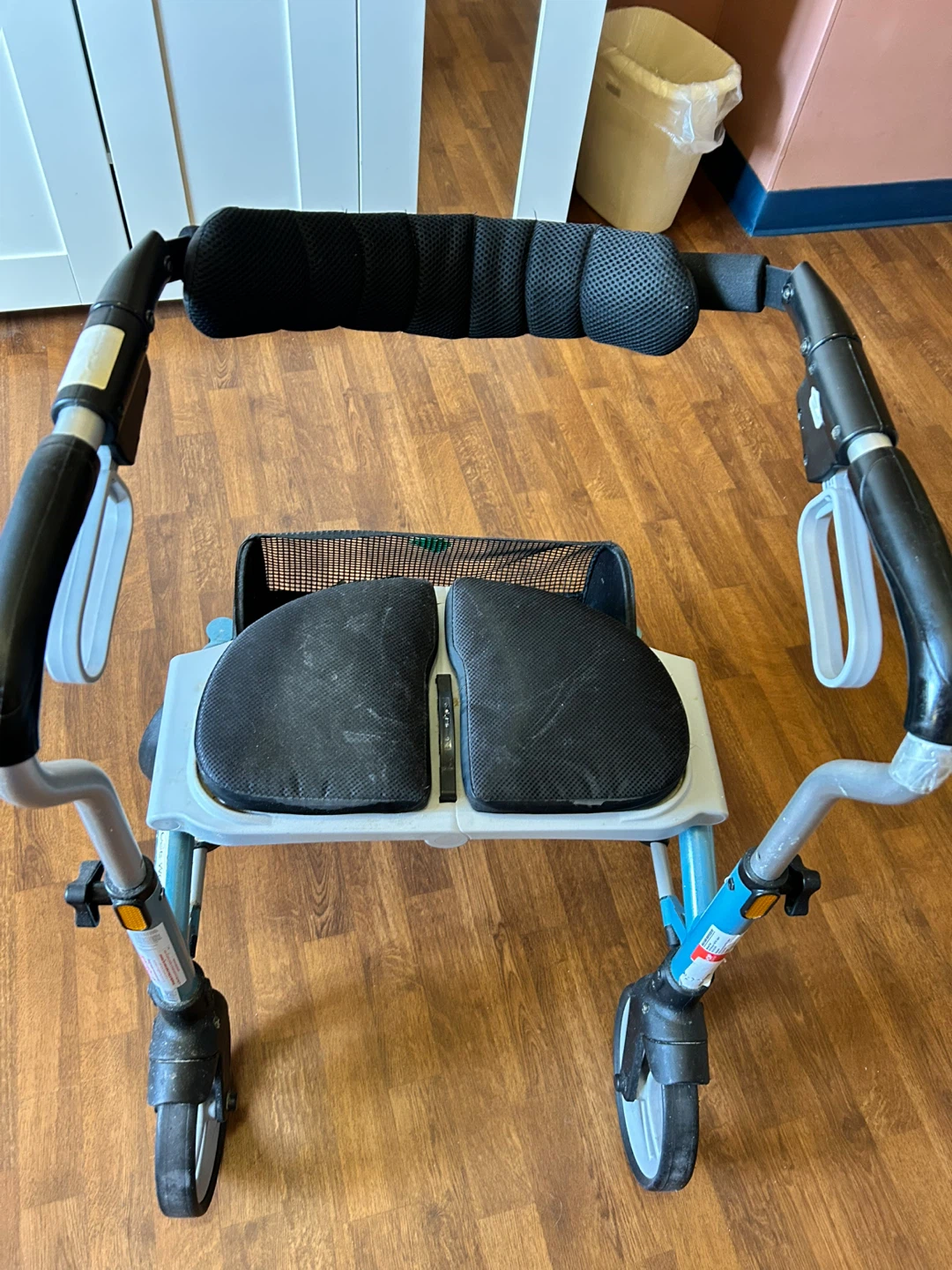 Mobility Walker with Seat and Basket