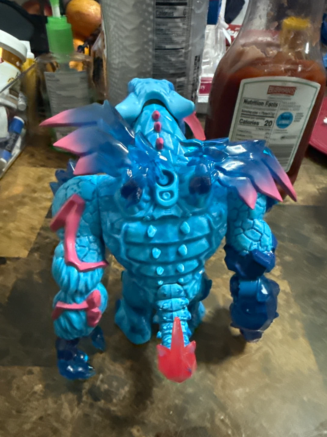 Mister beast Blue Monster Action Figure Toy - photo 2