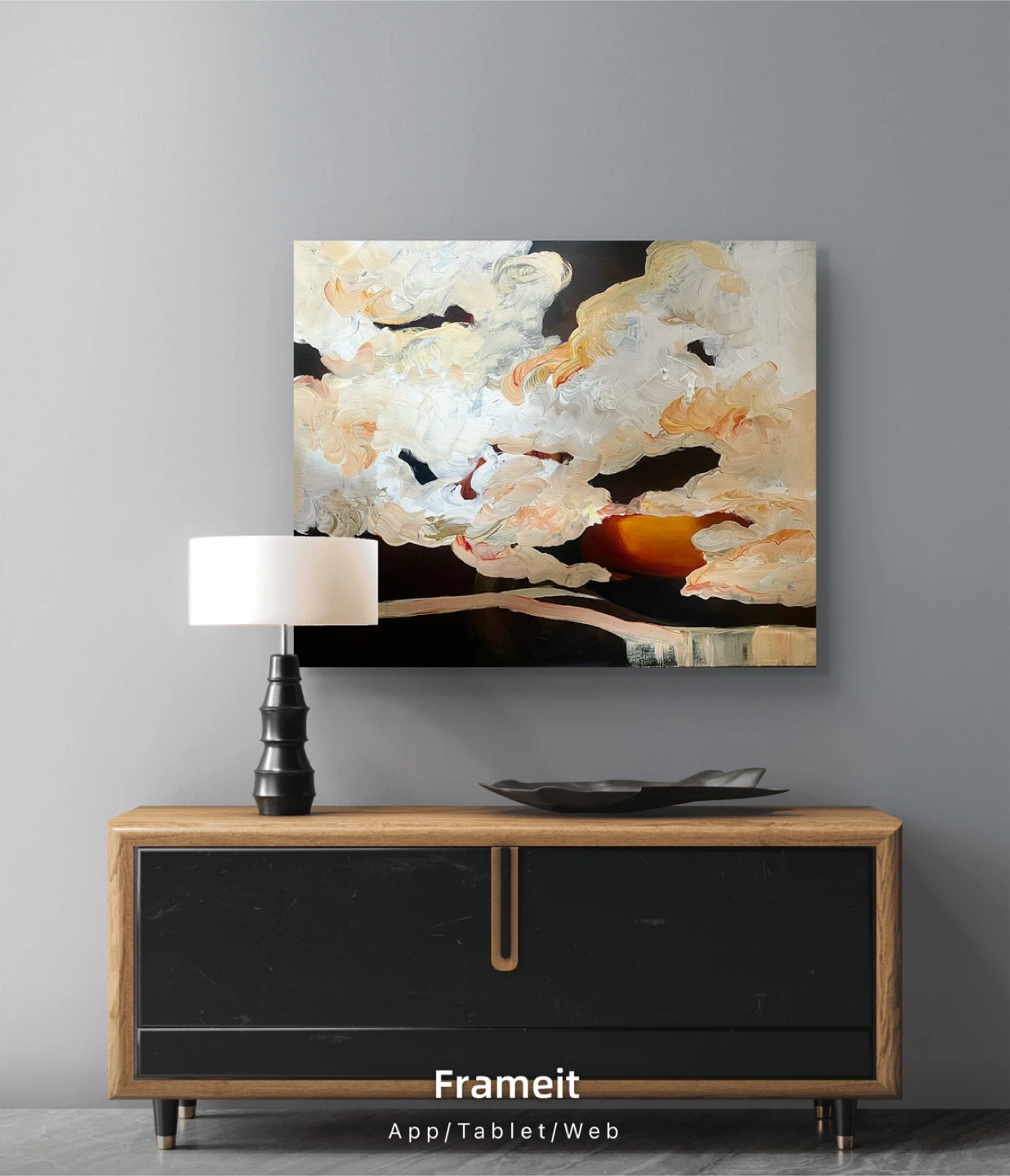 Original Oil Mixed Media Painting MCM Vibes - photo 5