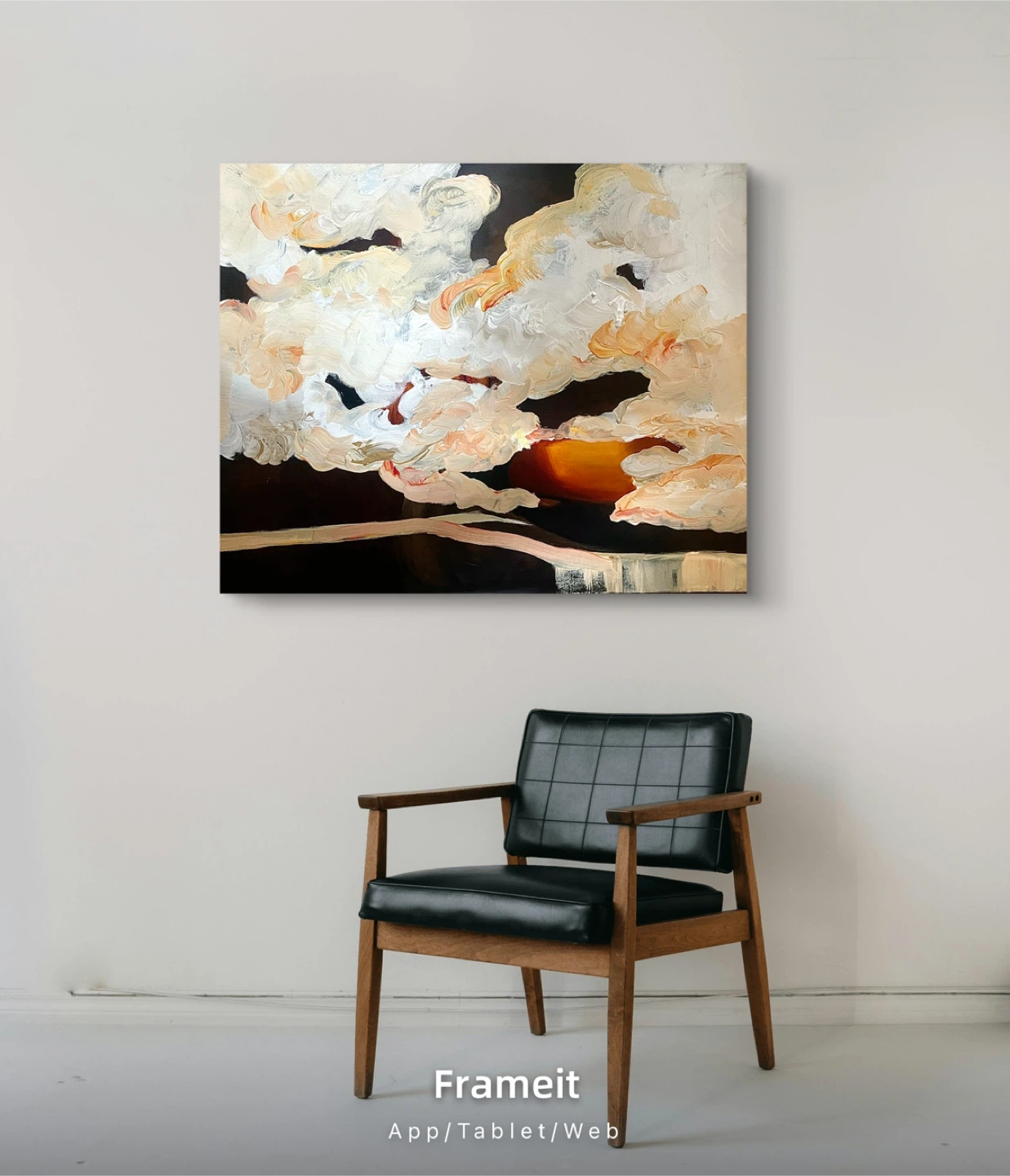 Original Oil Mixed Media Painting MCM Vibes - photo 4