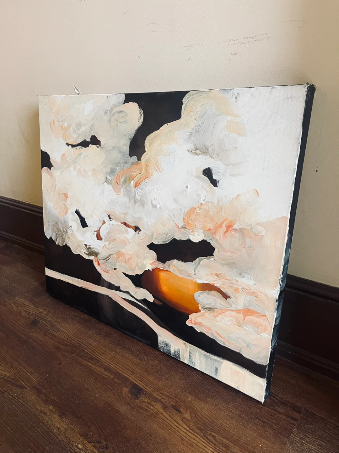 Original Oil Mixed Media Painting MCM Vibes - photo 3