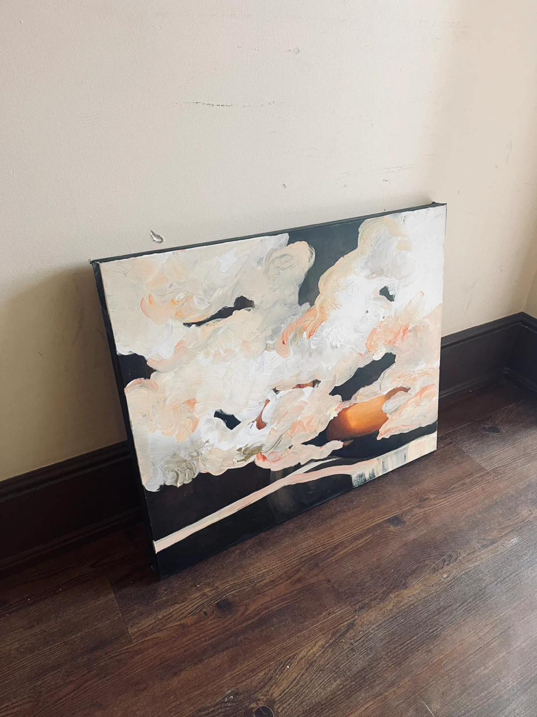 Original Oil Mixed Media Painting MCM Vibes - photo 2