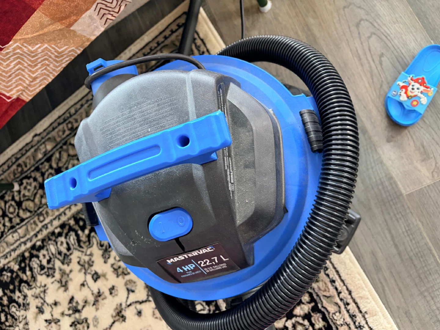 Mastervac 4 HP Wet/Dry Shop Vacuum - 22.7 L