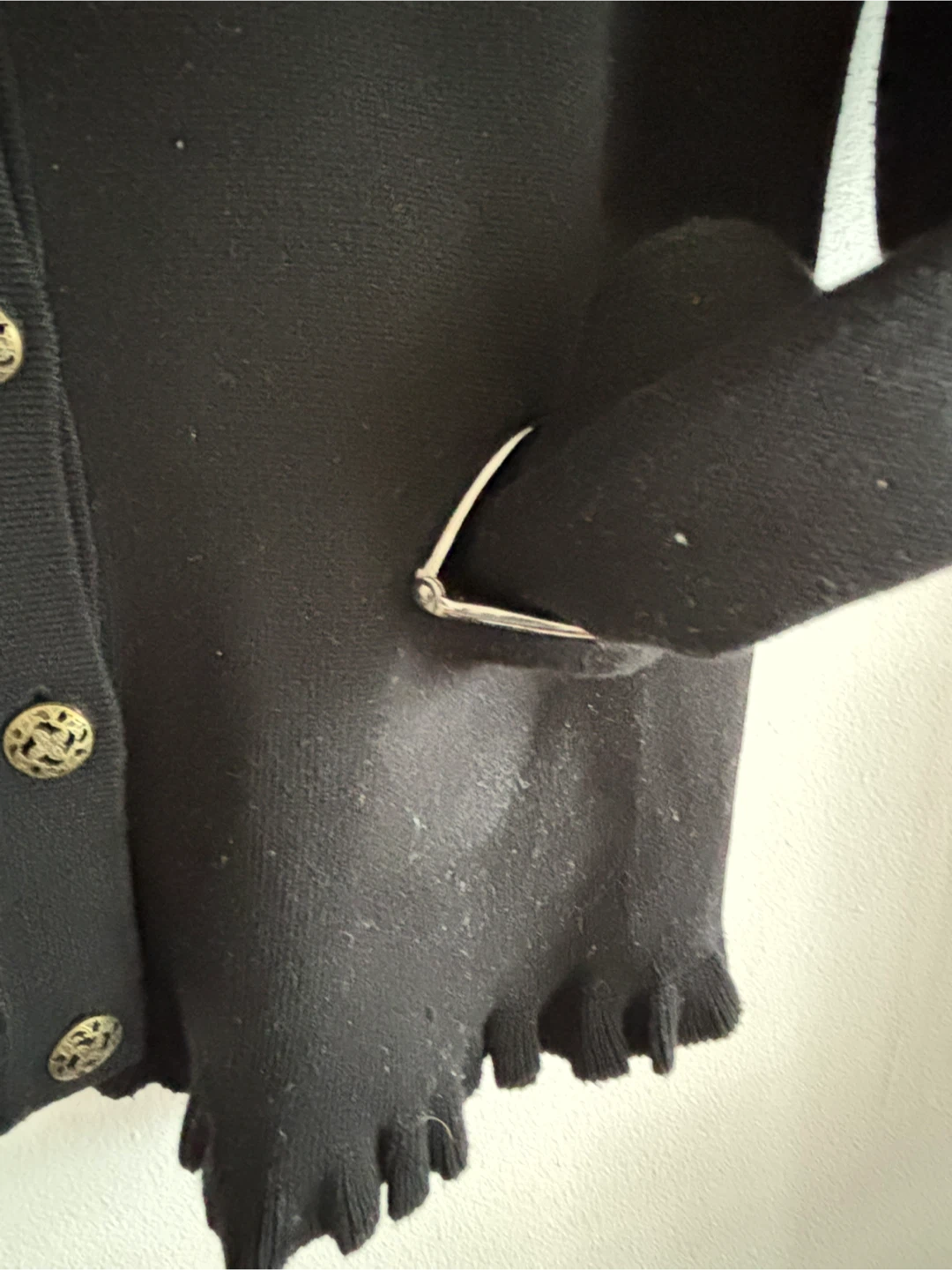 Yuka Paris  Cardigan with  pockets-purse - photo 3