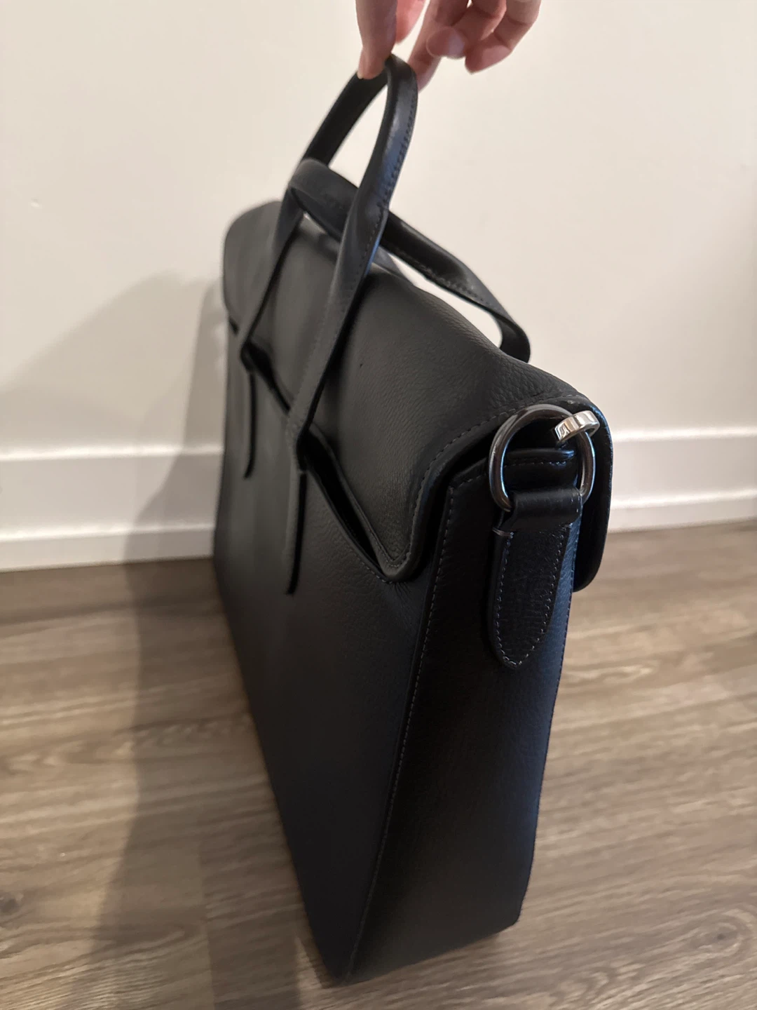 Black Coach Leather Briefcase - photo 2