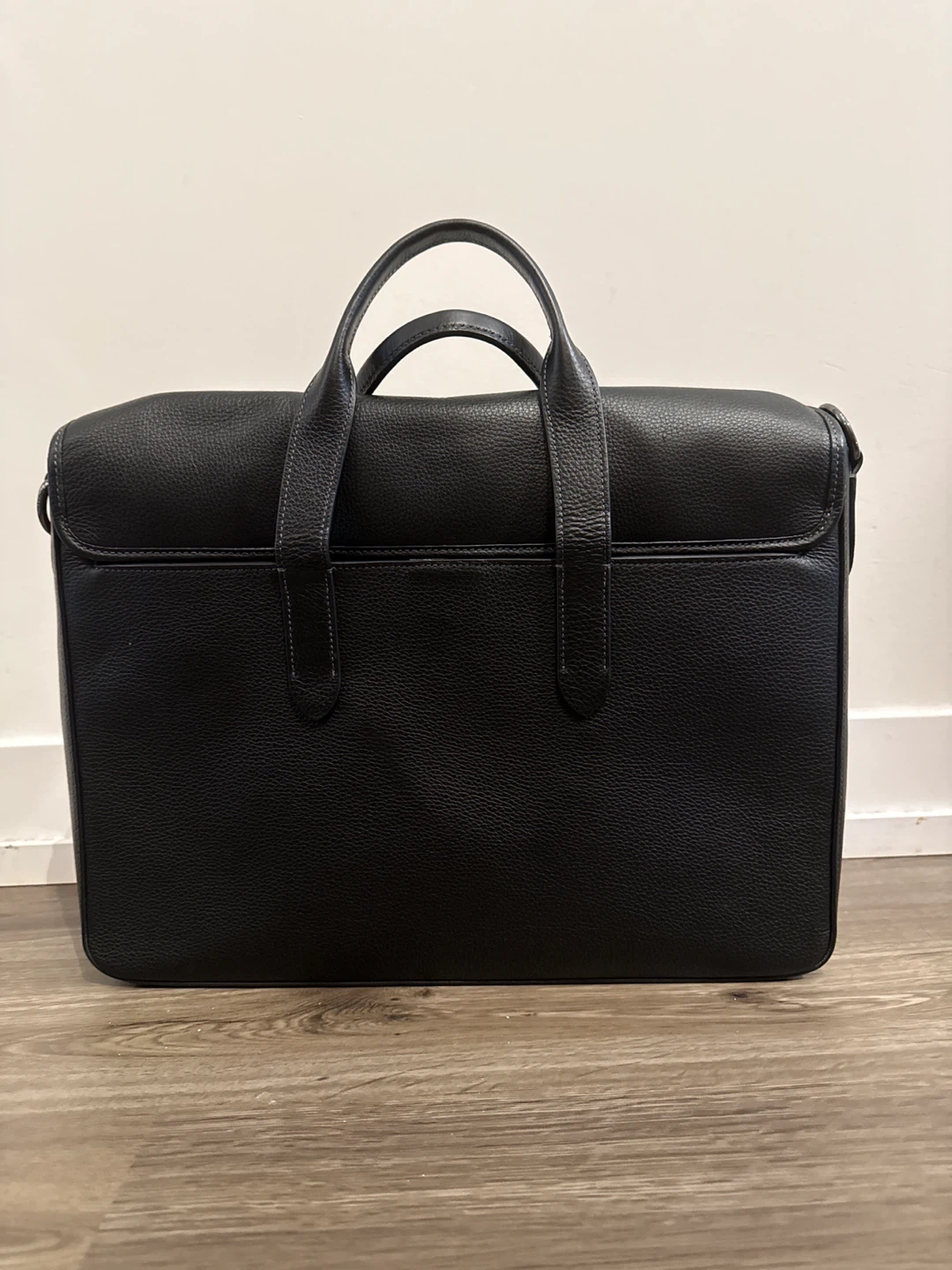 Black Coach Leather Briefcase - photo 3