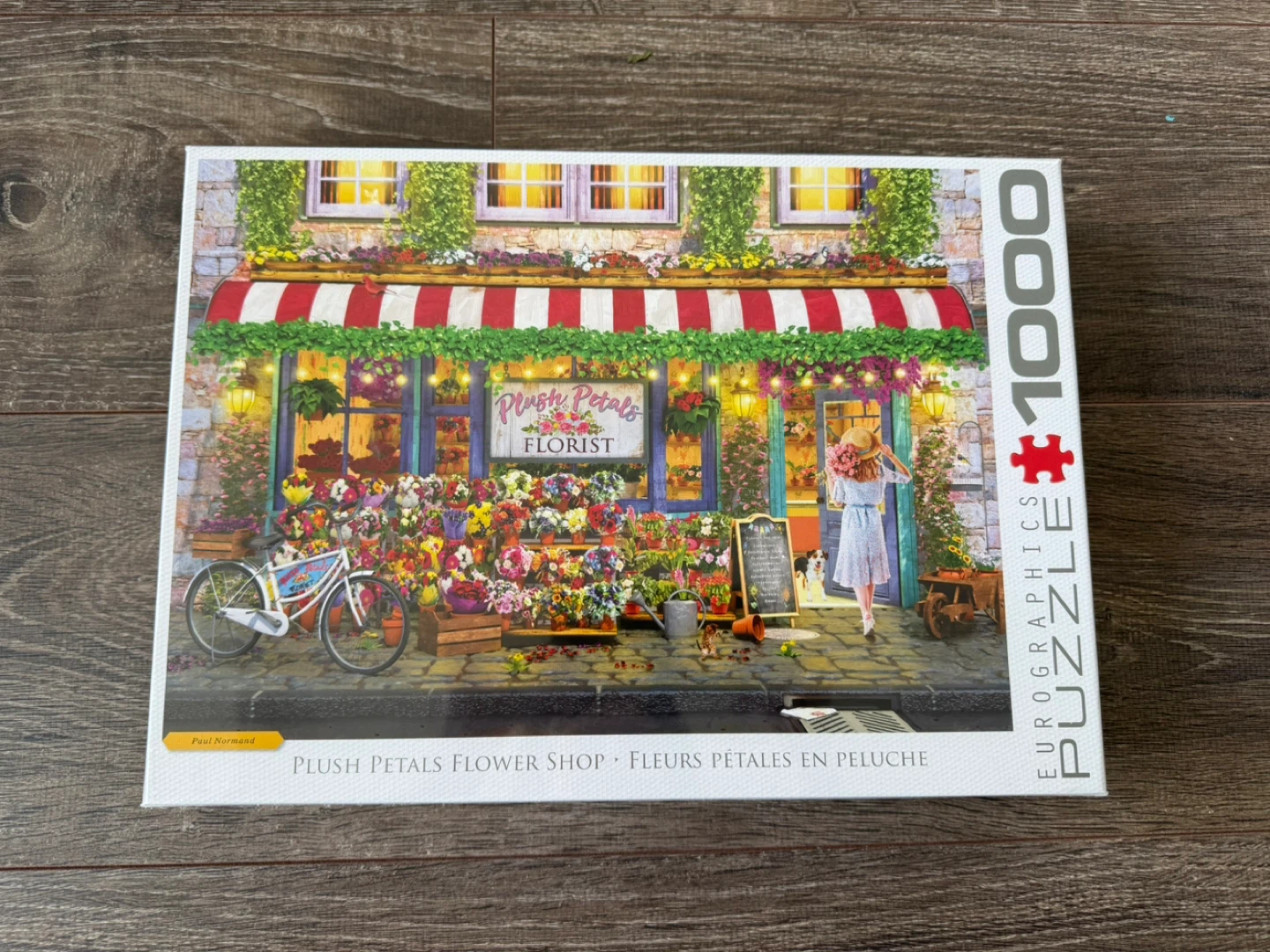 Sealed Eurographics Plush Petals Flower Shop 1000 Piece Puzzle
