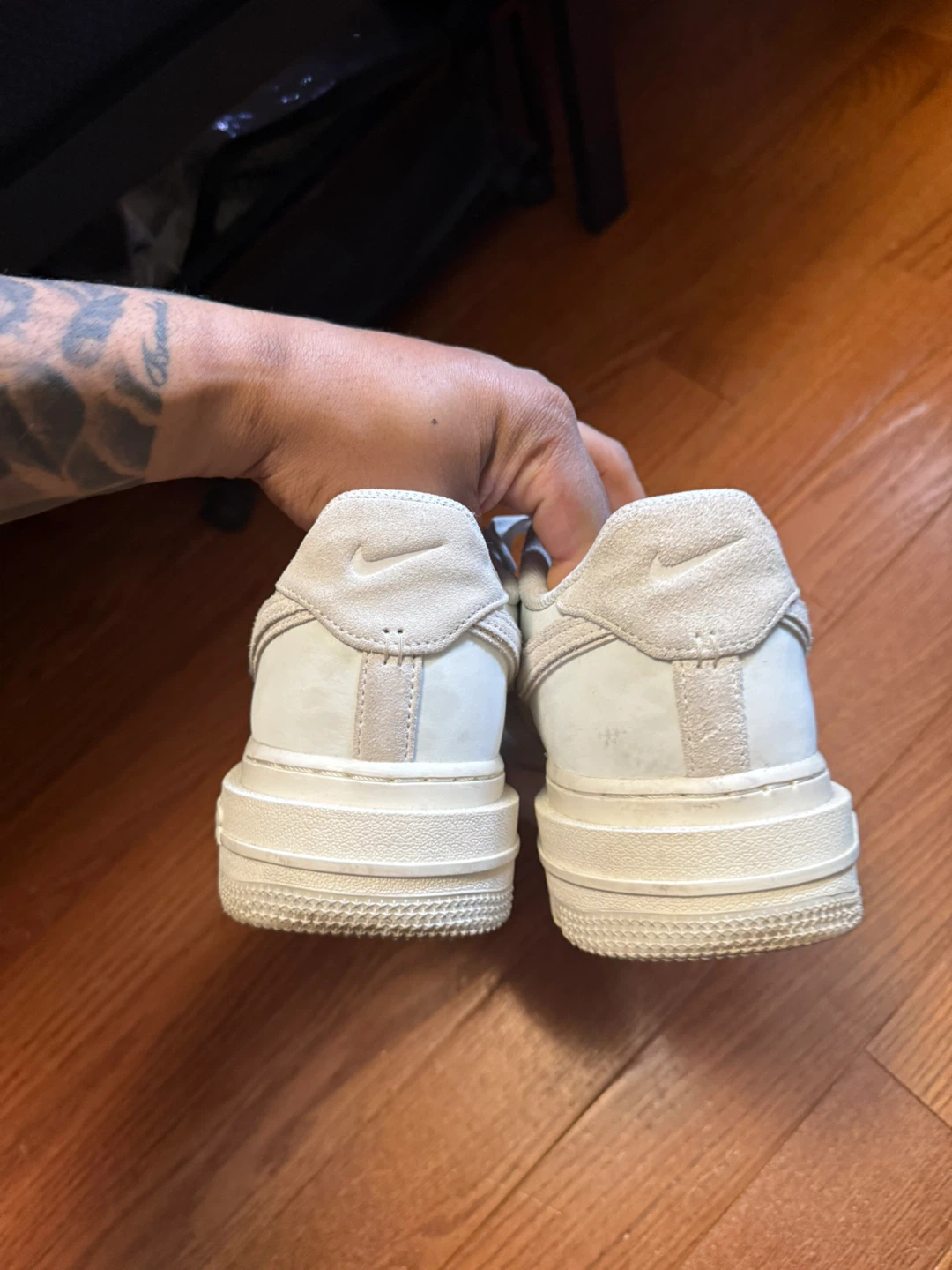 Nike Air Force 1 '07 White Sneakers - US 11.5 - photo 2