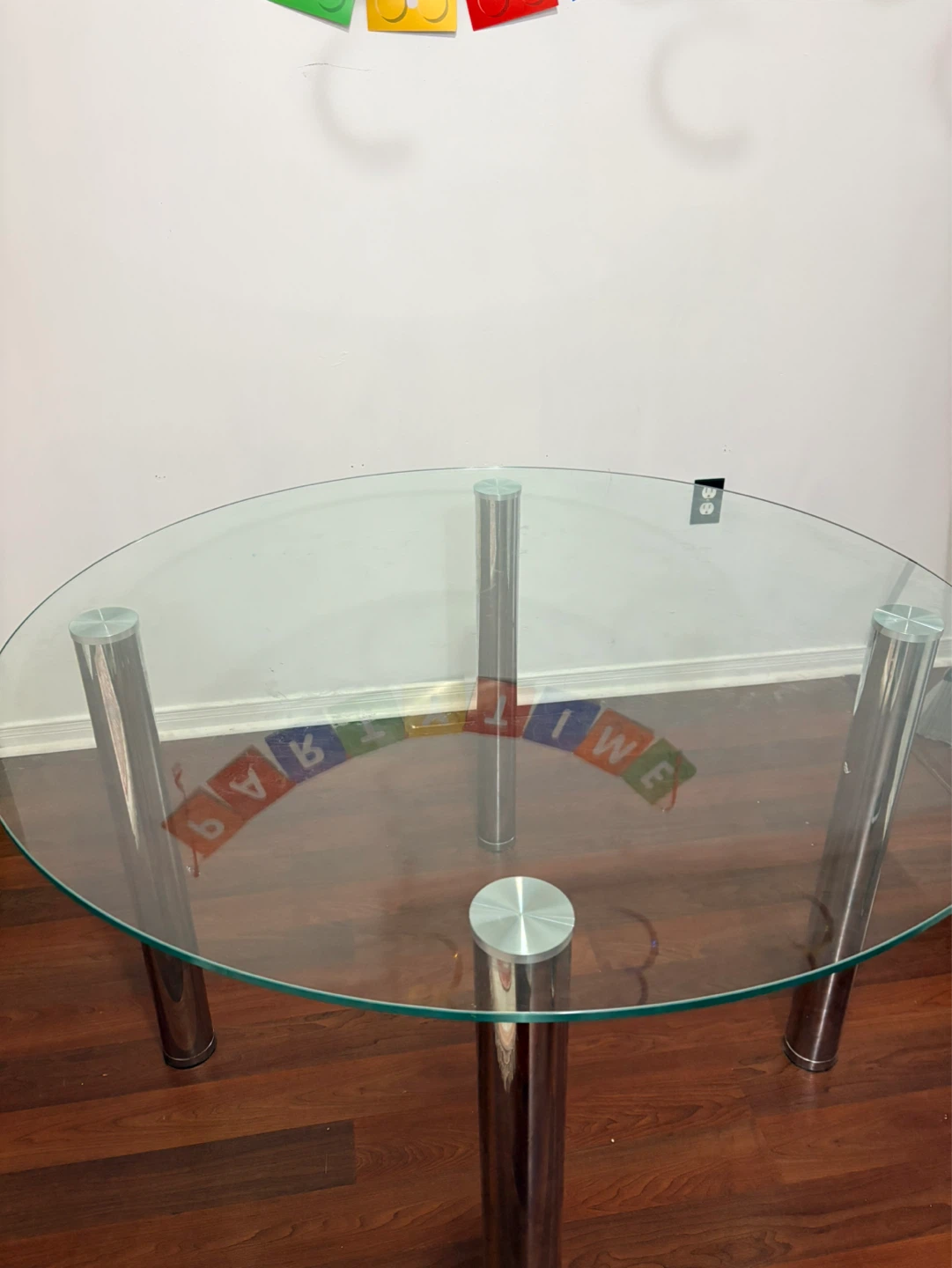 Glass and Chrome Dining Table - photo 5