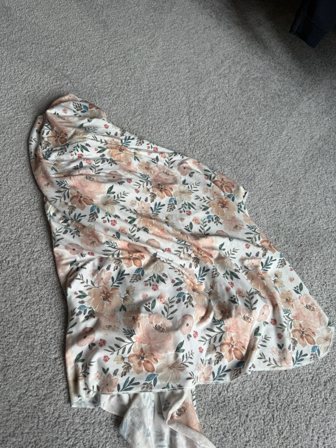 Copper Pearl Swaddle Blanket Floral Print - photo 3