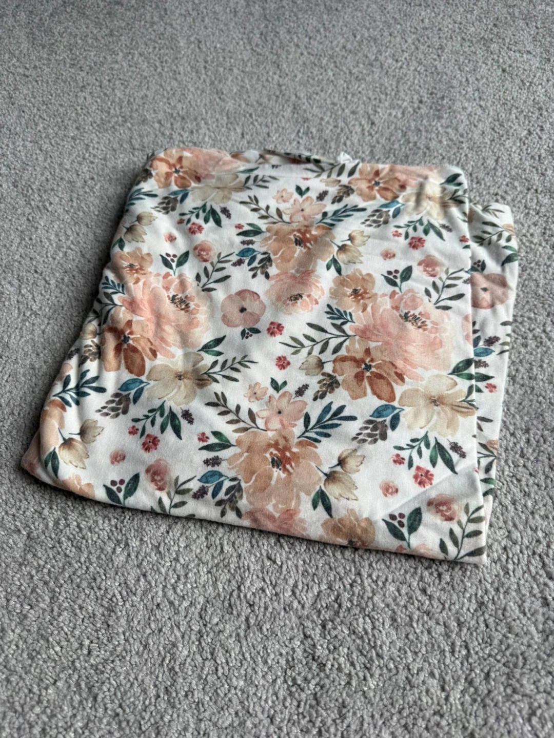 Copper Pearl Swaddle Blanket Floral Print - photo 2