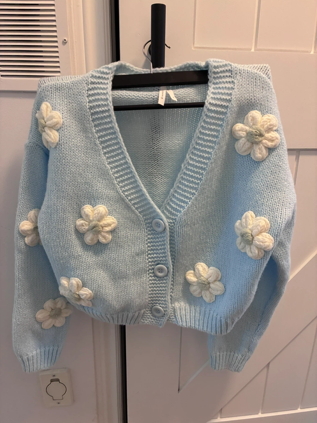 Blue Floral Cardigan Size S