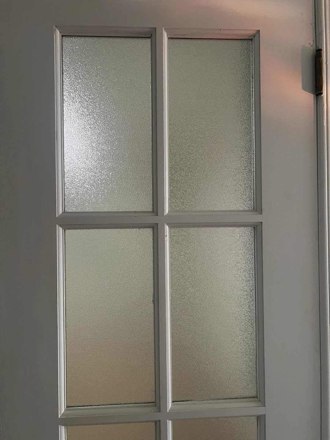 🚪 White French Double Doors w/ Frosted Glass, $400 - photo 4