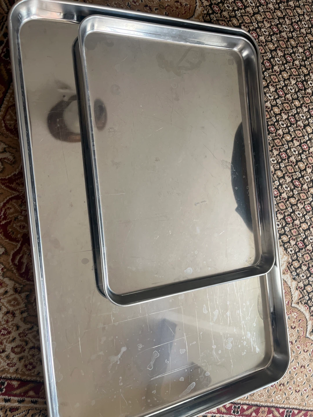 2 Stainless Steel Baking Sheets