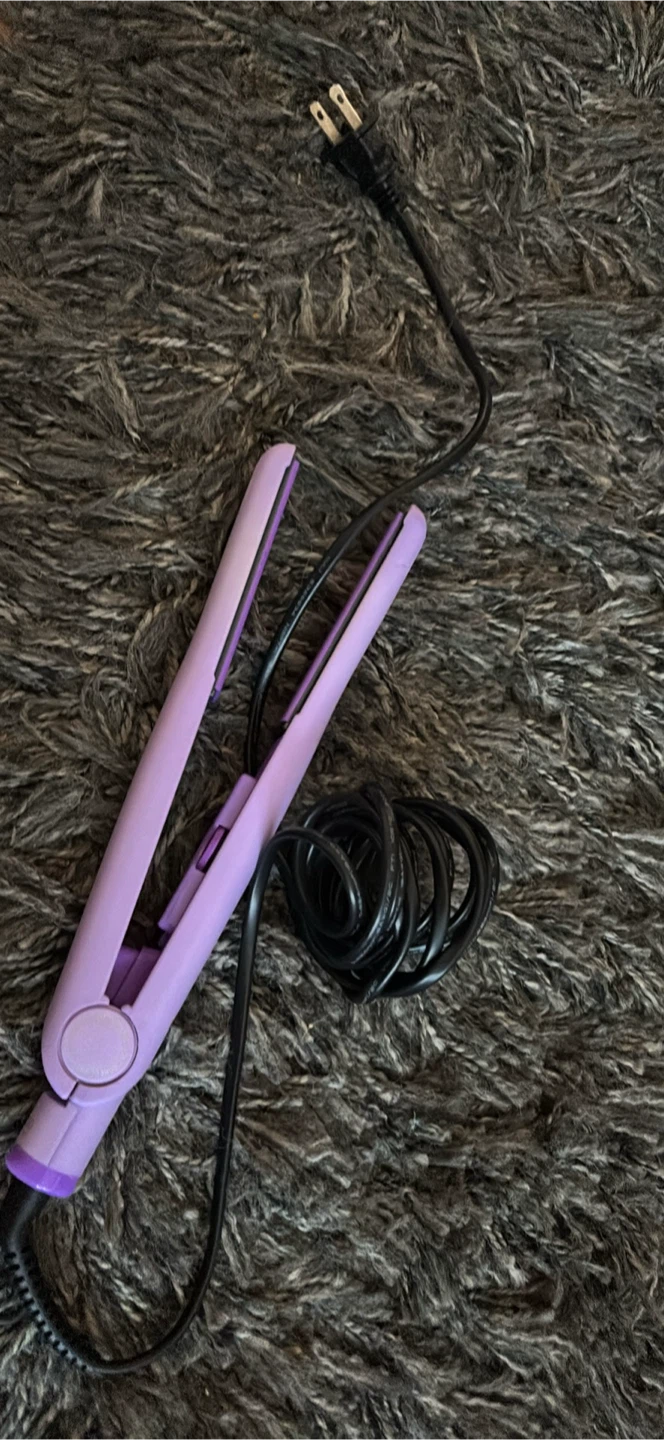Purple Mini Hair Straightener