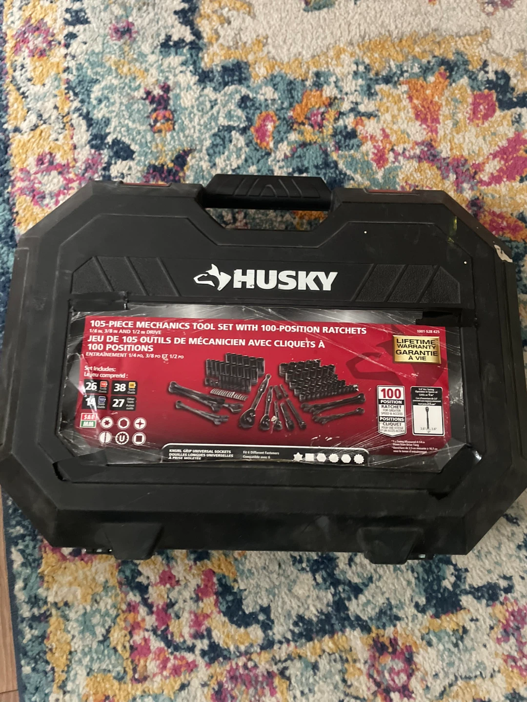 Husky 105-Piece Mechanics Tool Set