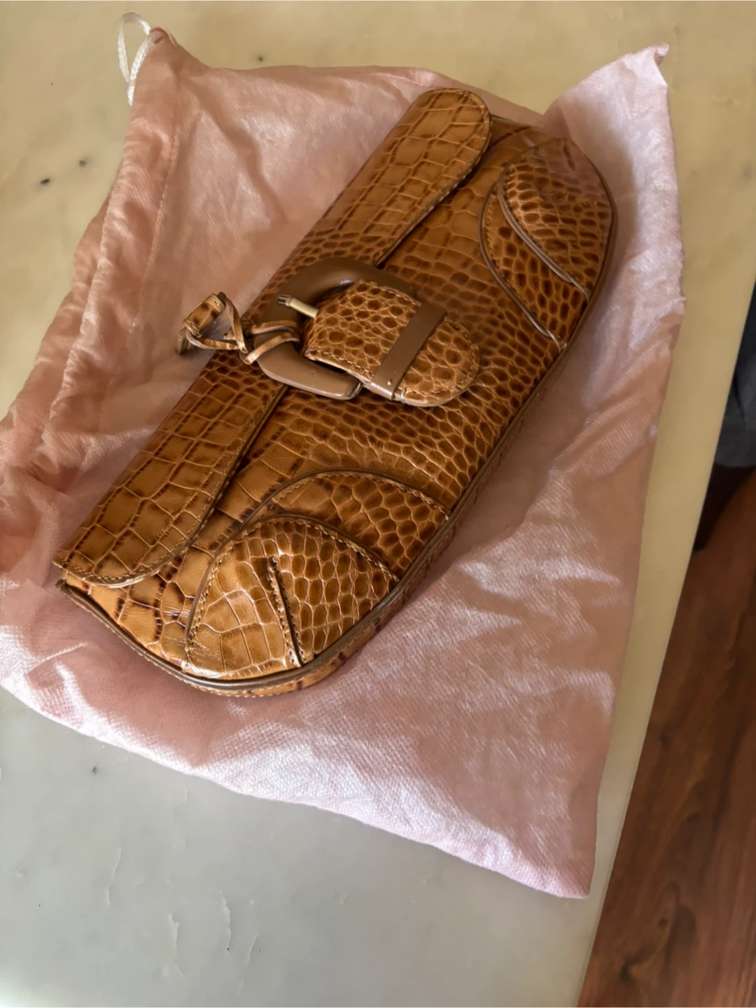 Antonio Melani Crocodile Embossed Clutch - photo 2