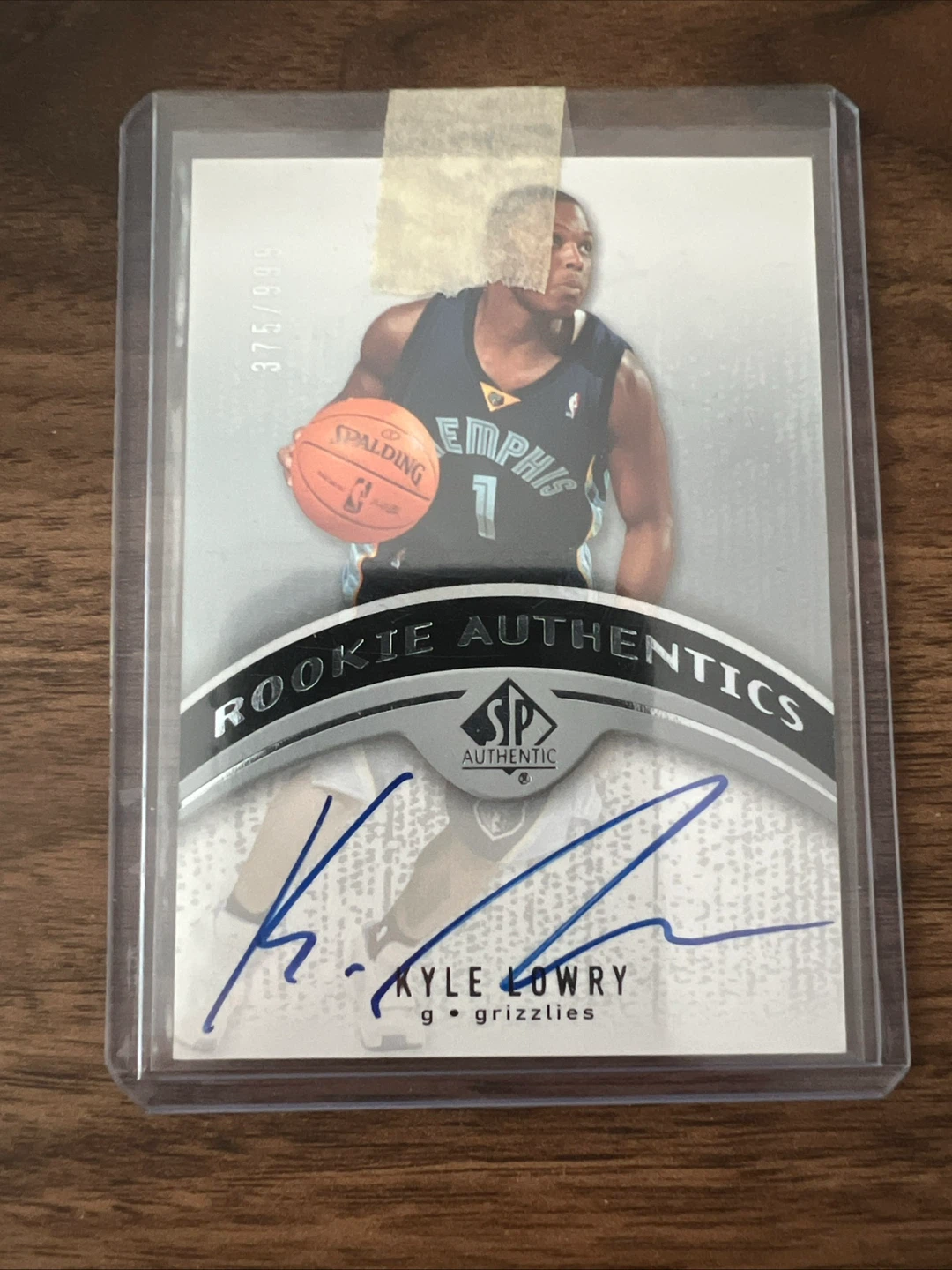 Kyle Lowry Autographed Rookie Authentic SP Authentic 375/999