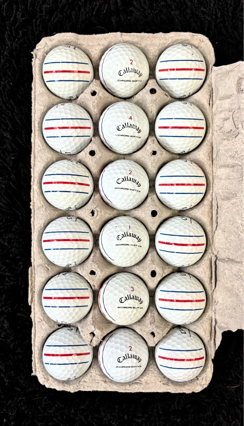 18 Callaway Chrome Soft X Triple Track Golf Balls - photo 2