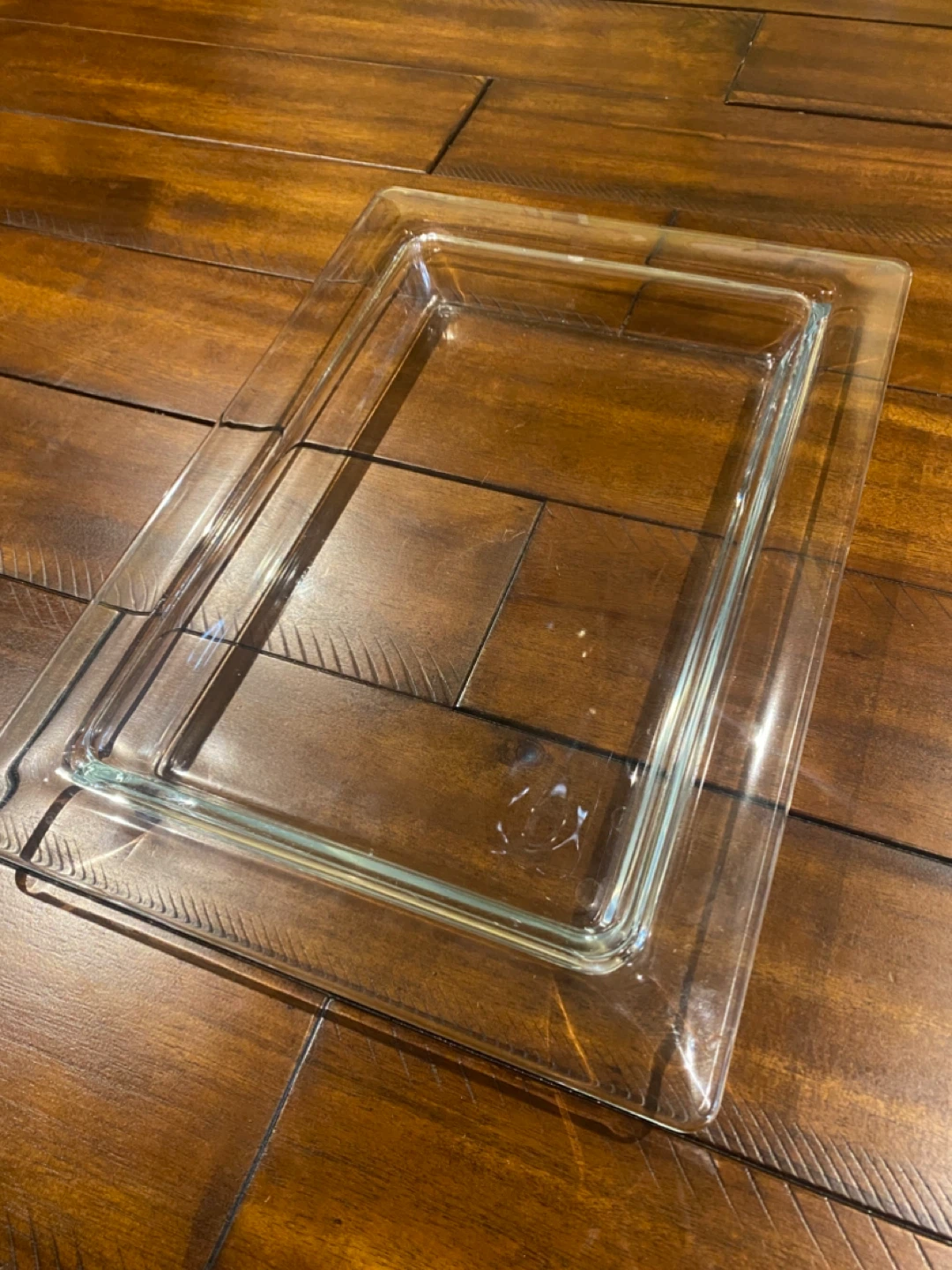 Set of 6 Glass Square Bowls and 1 Rectangular Serving Dish - photo 2