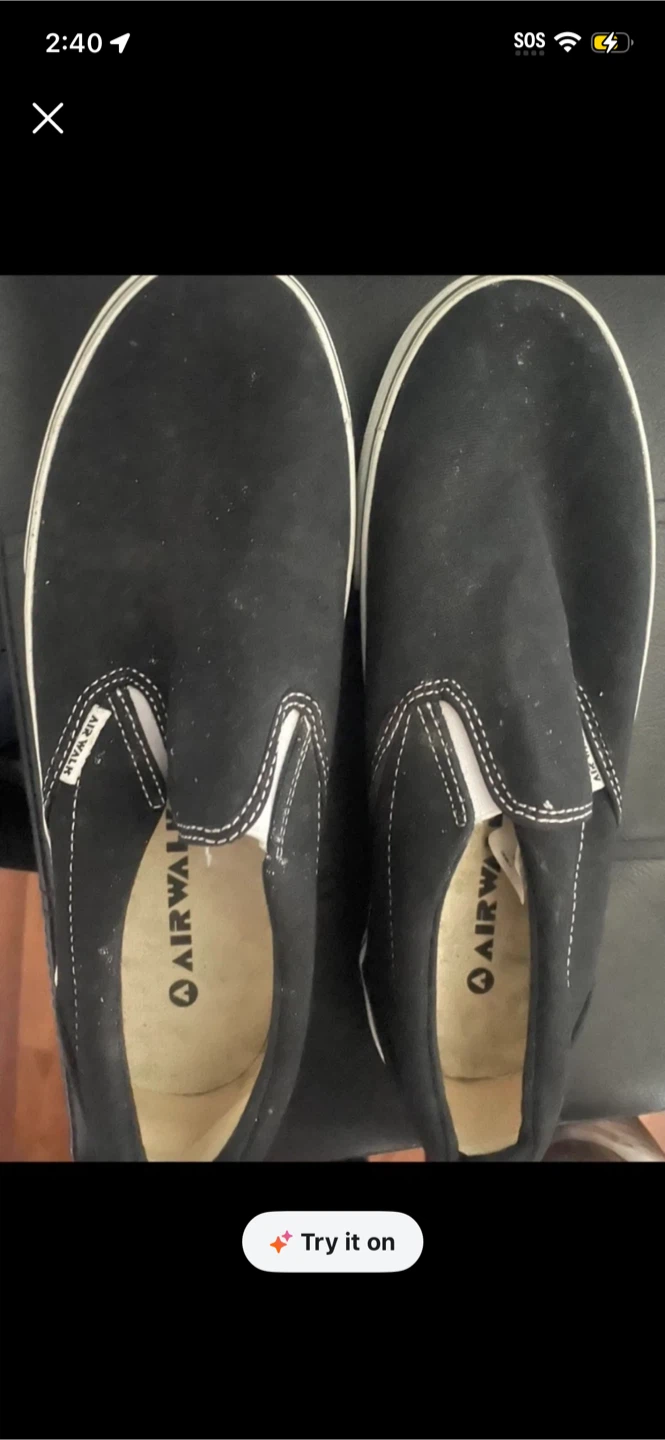 Airwalk Black Slip-On Shoes 🥕