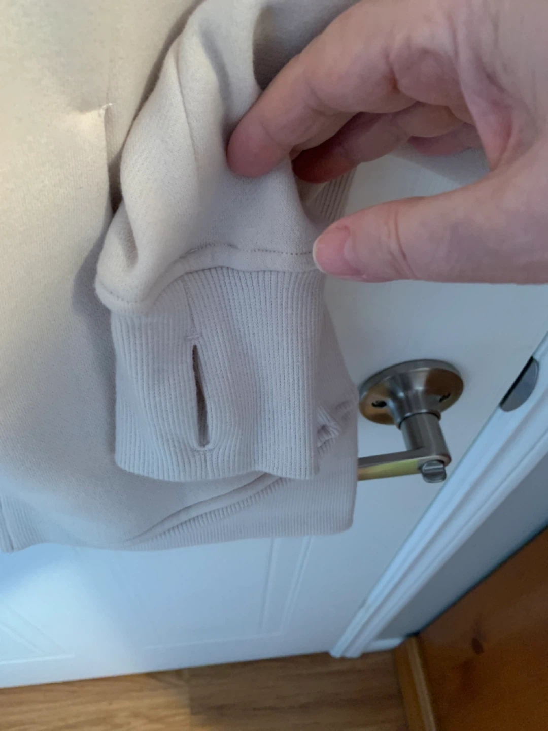 Cream hoodie - photo 3