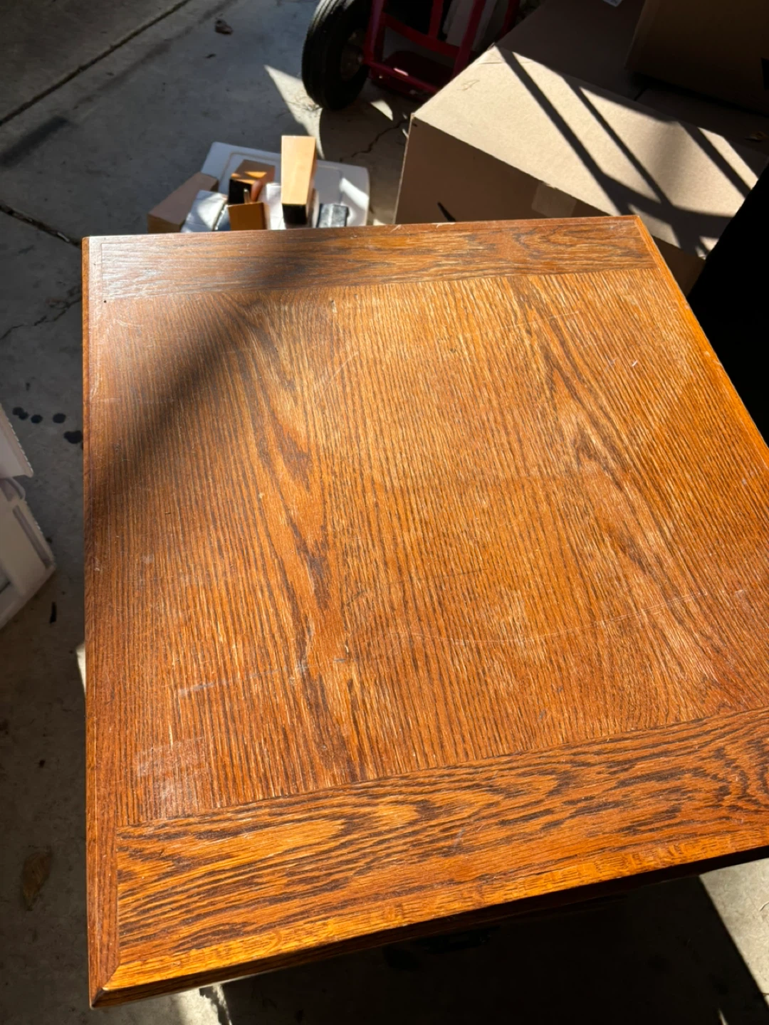Wooden Coffee Table with Drawer and Shelf - photo 5