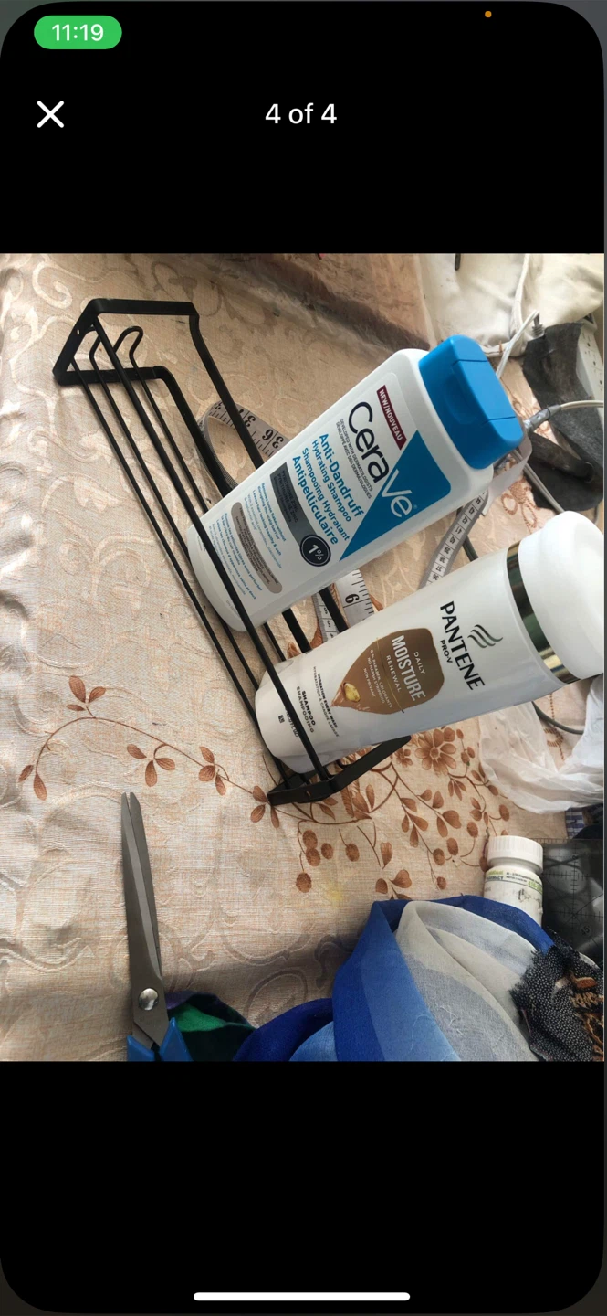 Adhesive Bathroom Shower Caddy Shelf - photo 4
