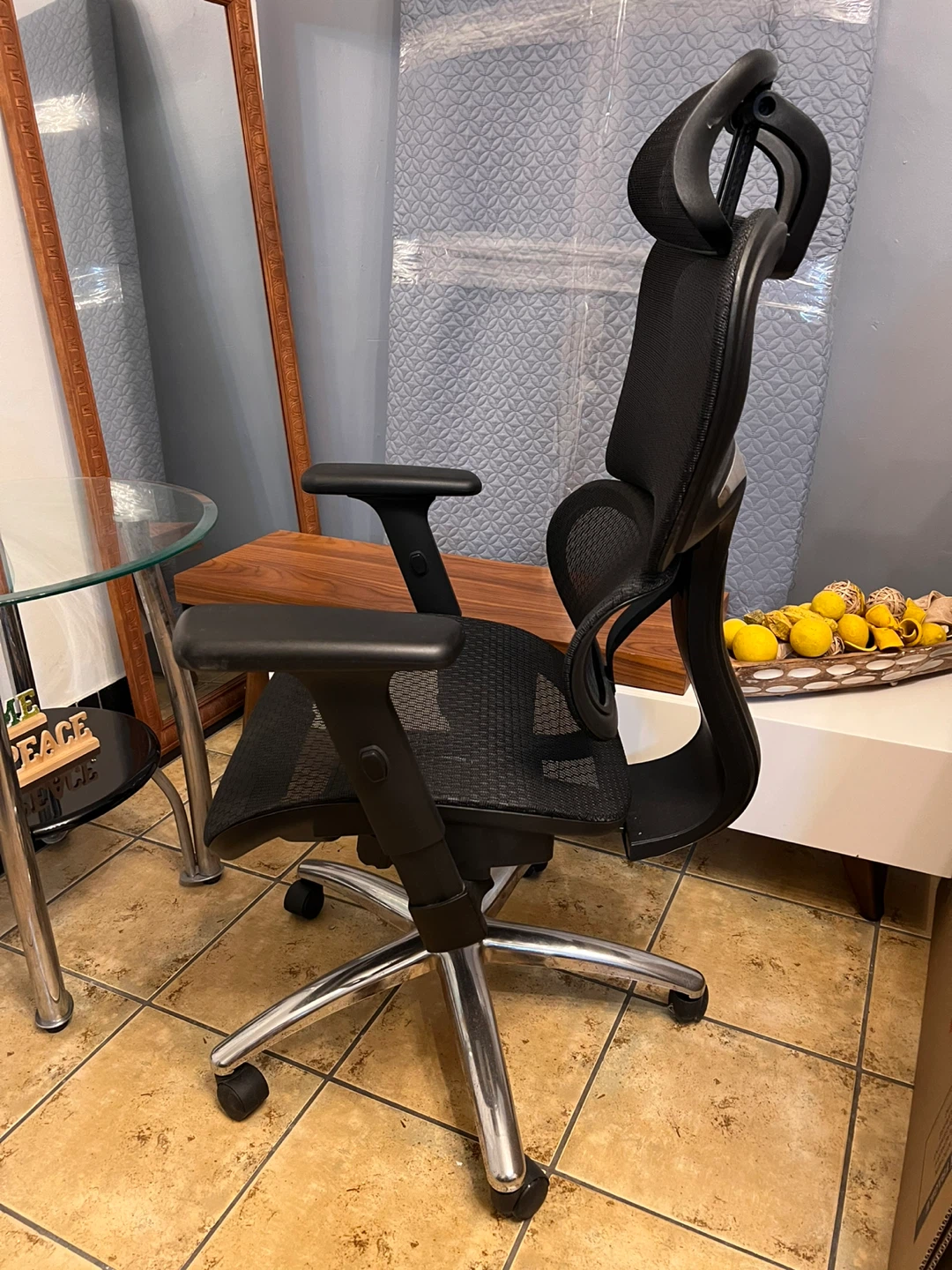 Ergonomic Mesh Office Chair with Headrest - photo 2