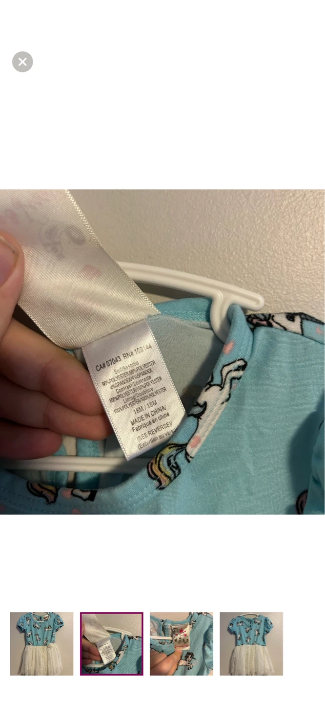 Jenna & Jessie Girls Unicorn Dress - photo 2