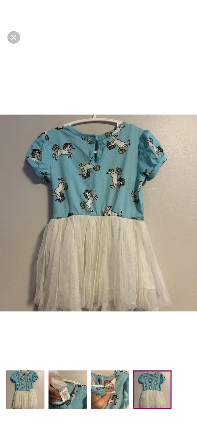 Jenna & Jessie Girls Unicorn Dress - photo 4