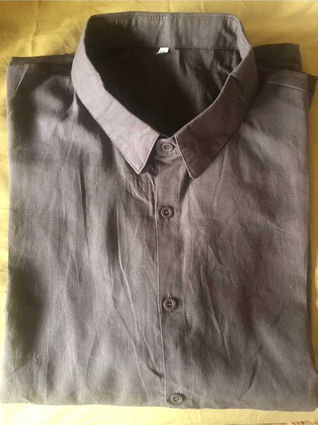 Dark Grey Collared 4XL Shirt