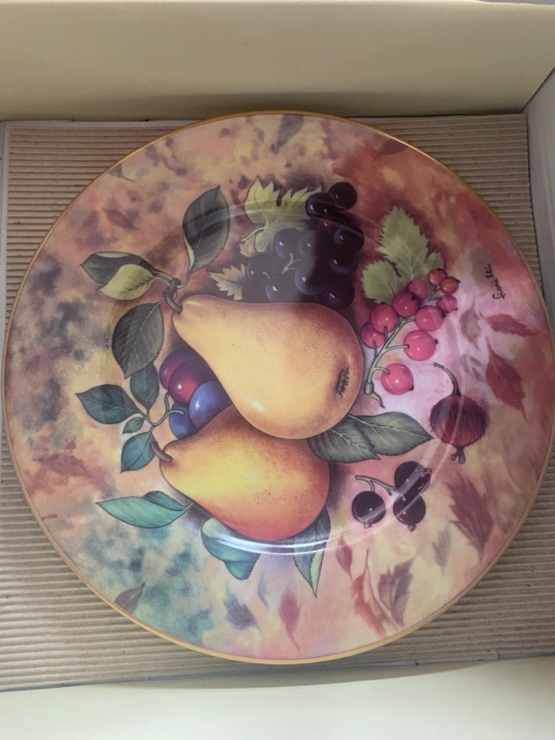 Limoges Decorative Plate with Fruit Motif - photo 4