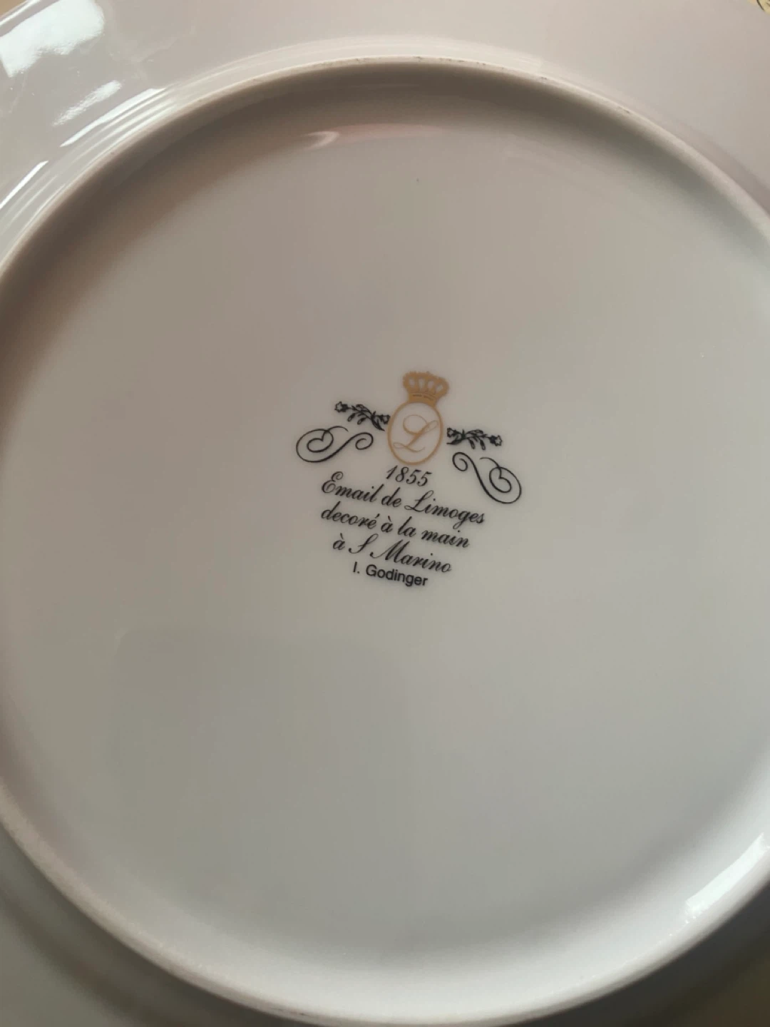 Limoges Decorative Plate with Fruit Motif - photo 3