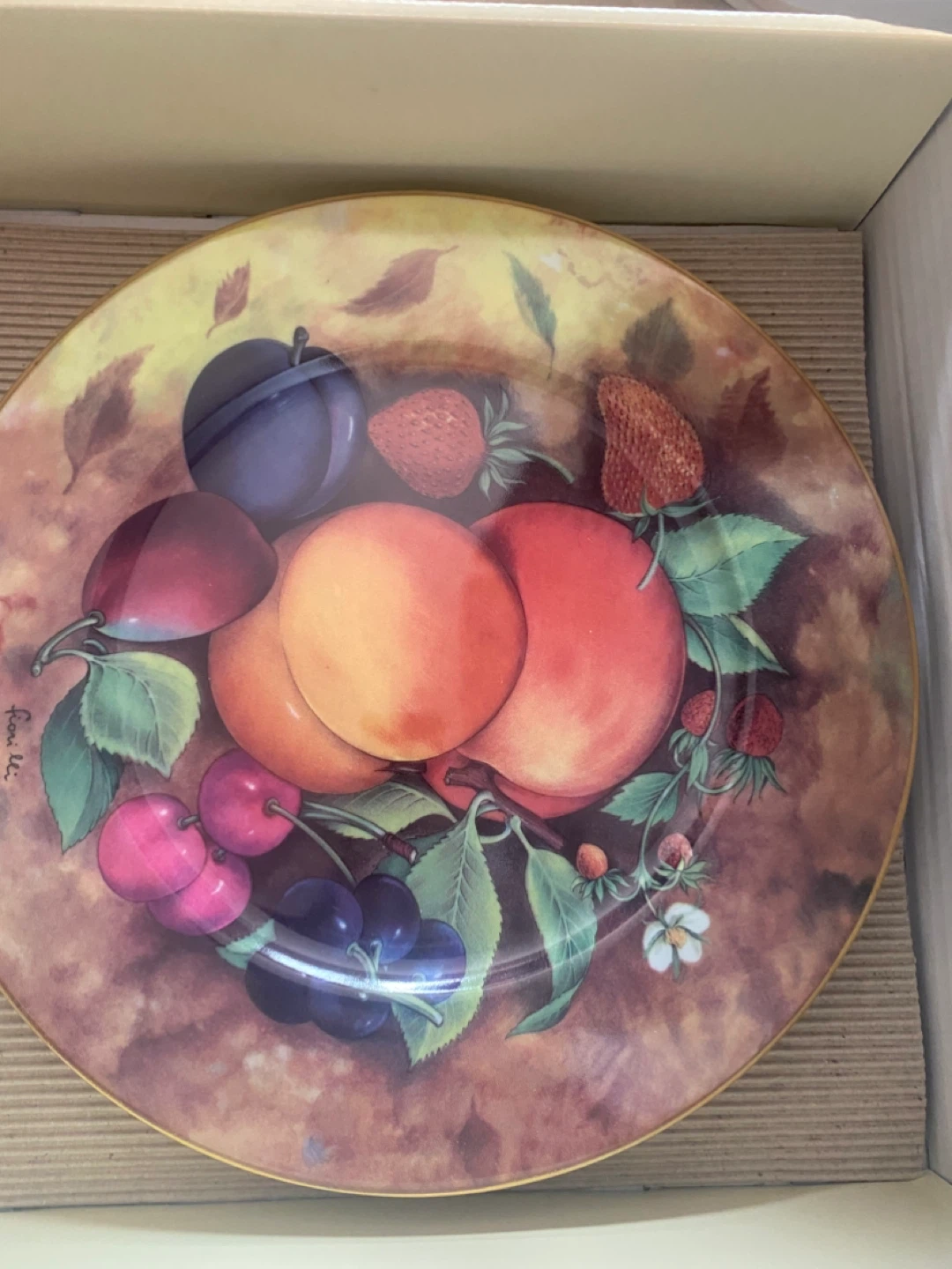 Limoges Decorative Plate with Fruit Motif - photo 5