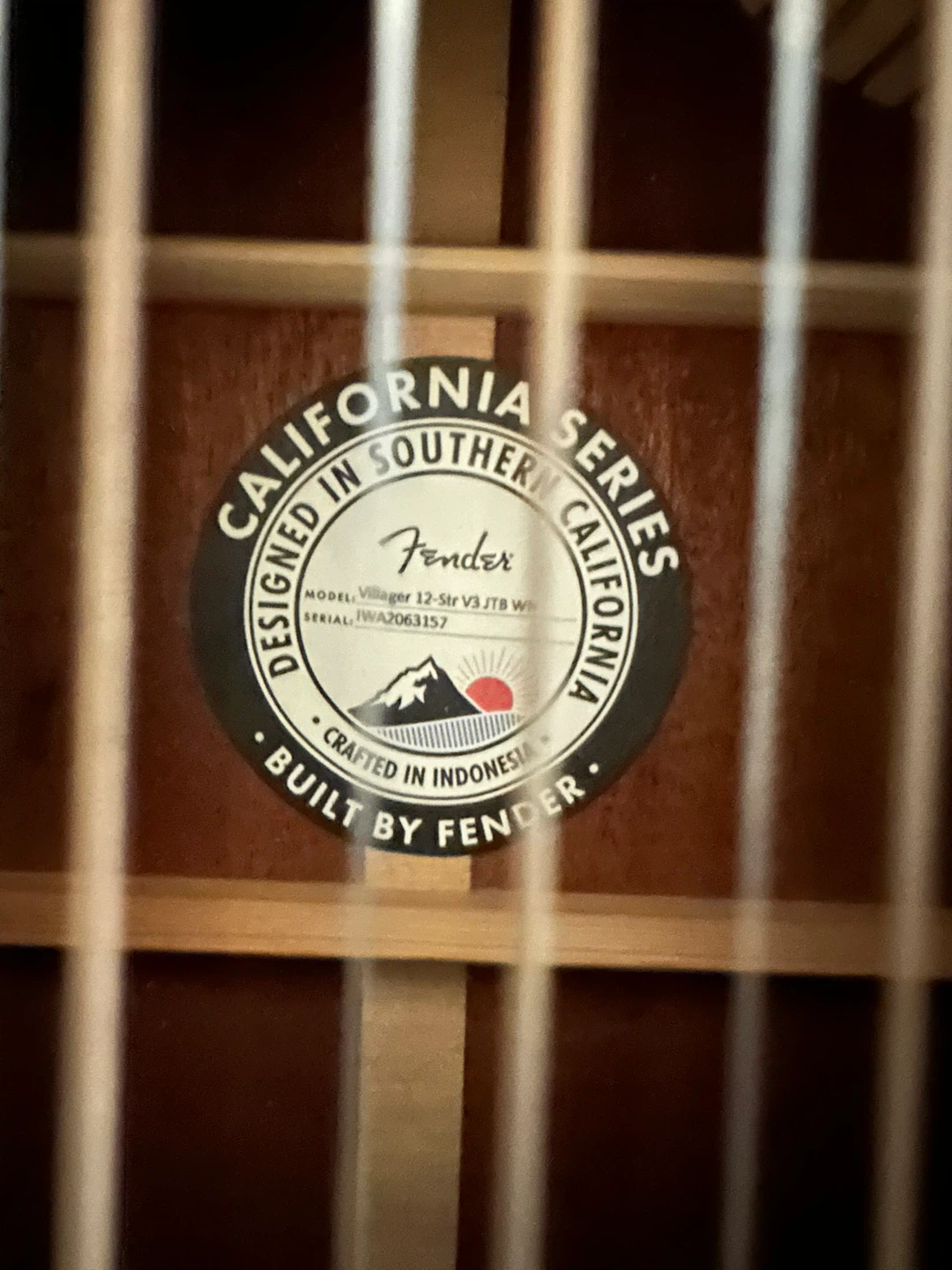 Fender Villager 12-String Acoustic Guitar - photo 4