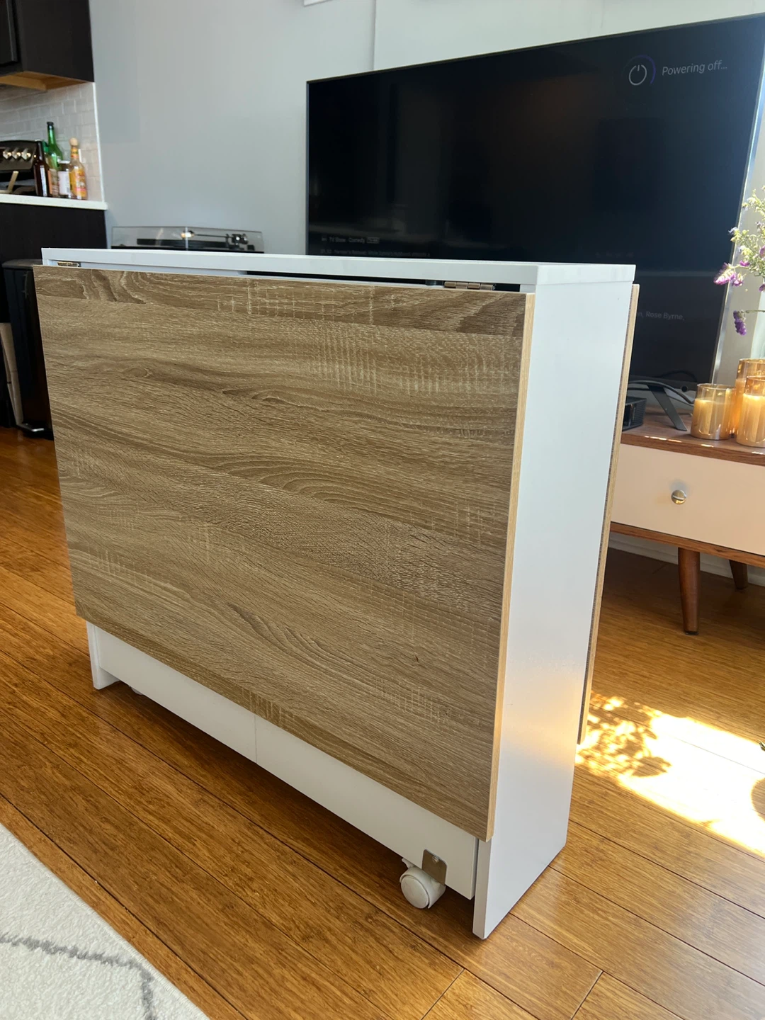 Folding Dining Table with Shelves - photo 2