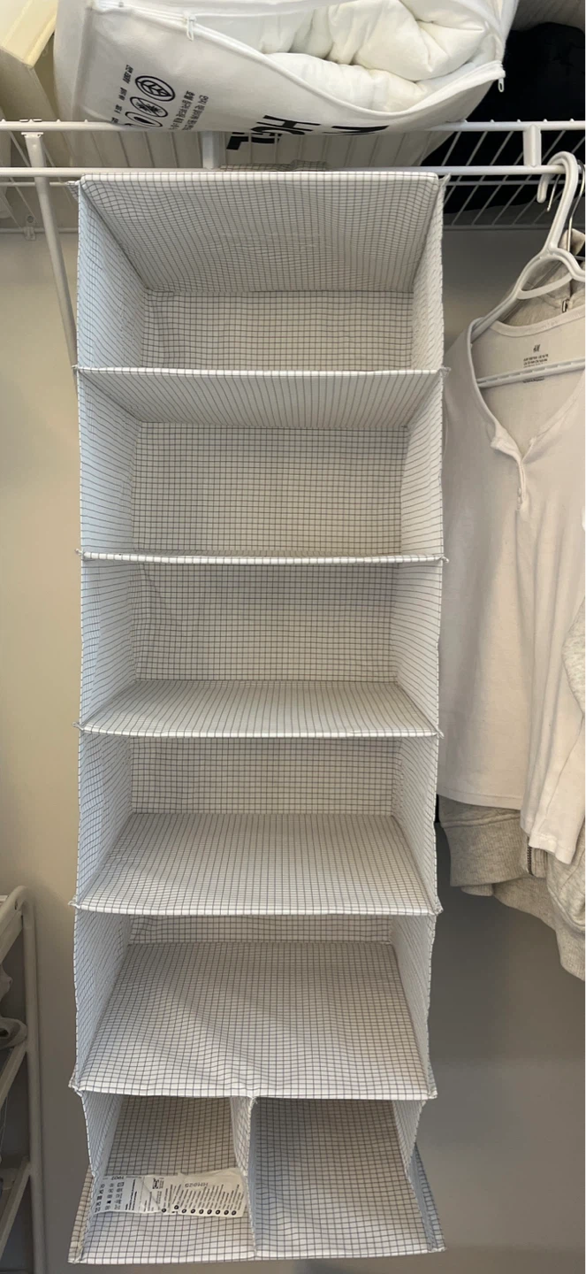 Hanging Closet Organizer with 6 Shelves